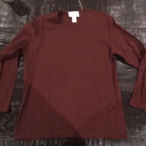 Susan Graver Brown Top